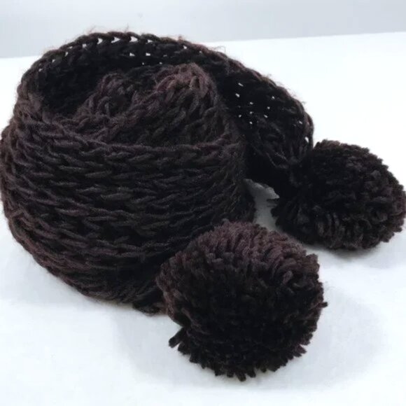 Luxury Divas Brown Winter Scarf - Picture 3 of 5